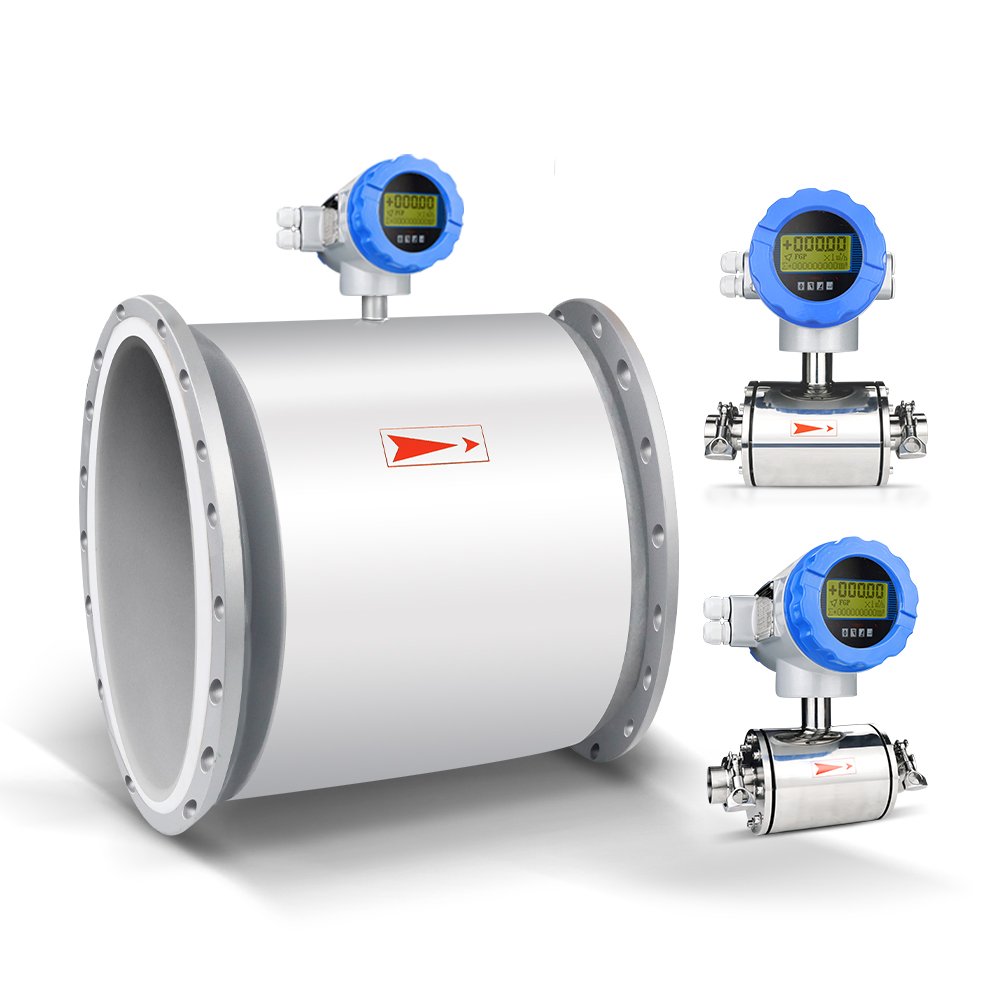 0.5% Accuracy Level Electromagnetic Flow Meter Digital Magnetic Flow Meter Chemical Medical Experiment Flowmeter