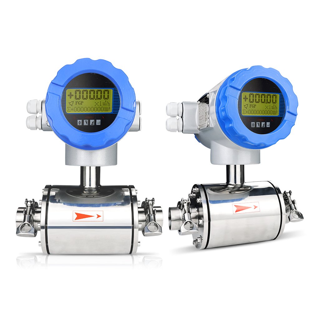 0.5% Accuracy Level Electromagnetic Flow Meter Digital Magnetic Flow Meter Chemical Medical Experiment Flowmeter