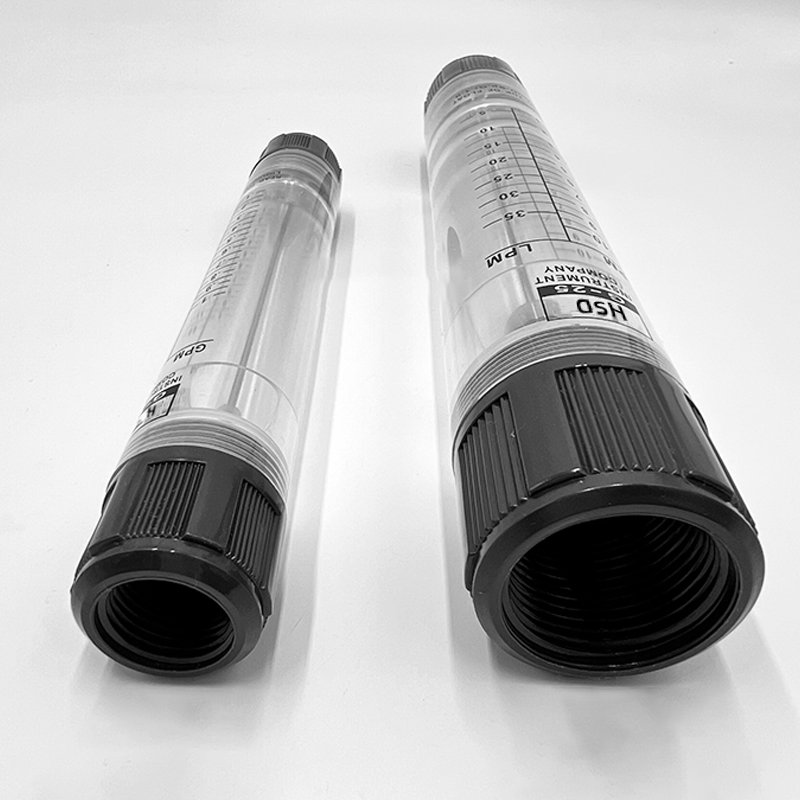 Factory direct sale water filter accessories plastic tube flow meter for water filter or purifier