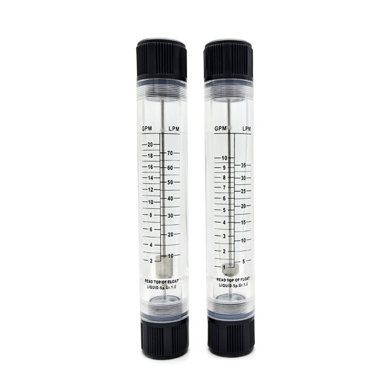 Factory direct sale water filter accessories plastic tube flow meter for water filter or purifier
