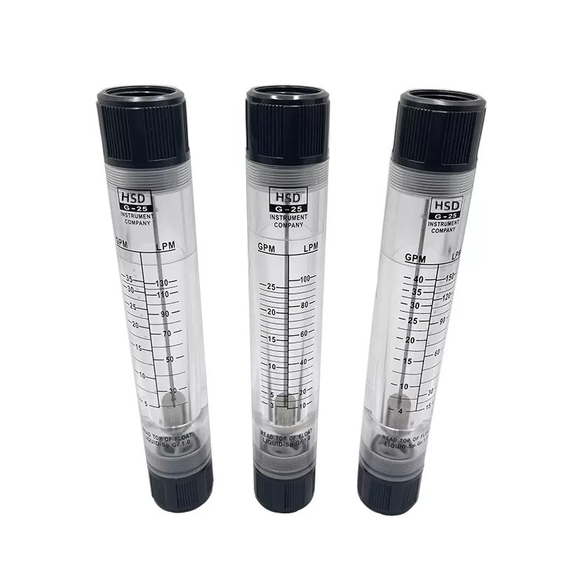 Factory direct sale water filter accessories plastic tube flow meter for water filter or purifier