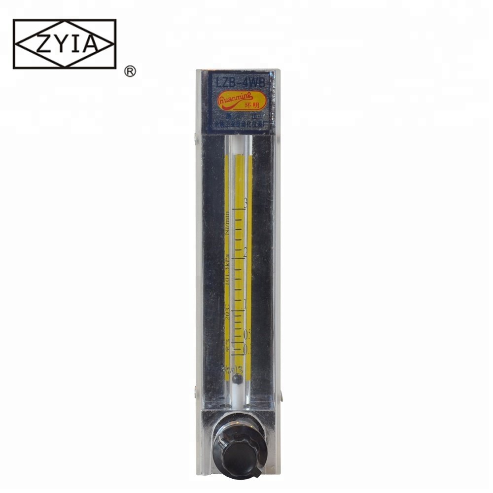 LZB-4WB/6WB/10WB Low Price Zyia Glass Tube Portable Water Flow Meter(rotameter ) , air Flow Meter