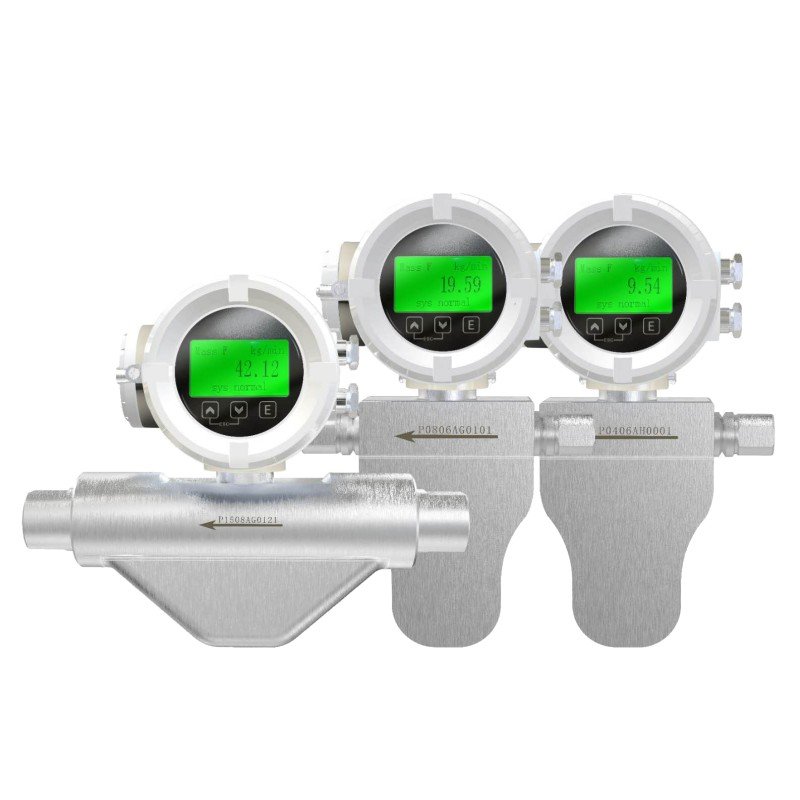 Flowmeter SS316L Sensor Tube Clamp Hygienic Type Food Medical 0.15% Accuracy High Pressure Coriolis Mass Flowmeter Hart