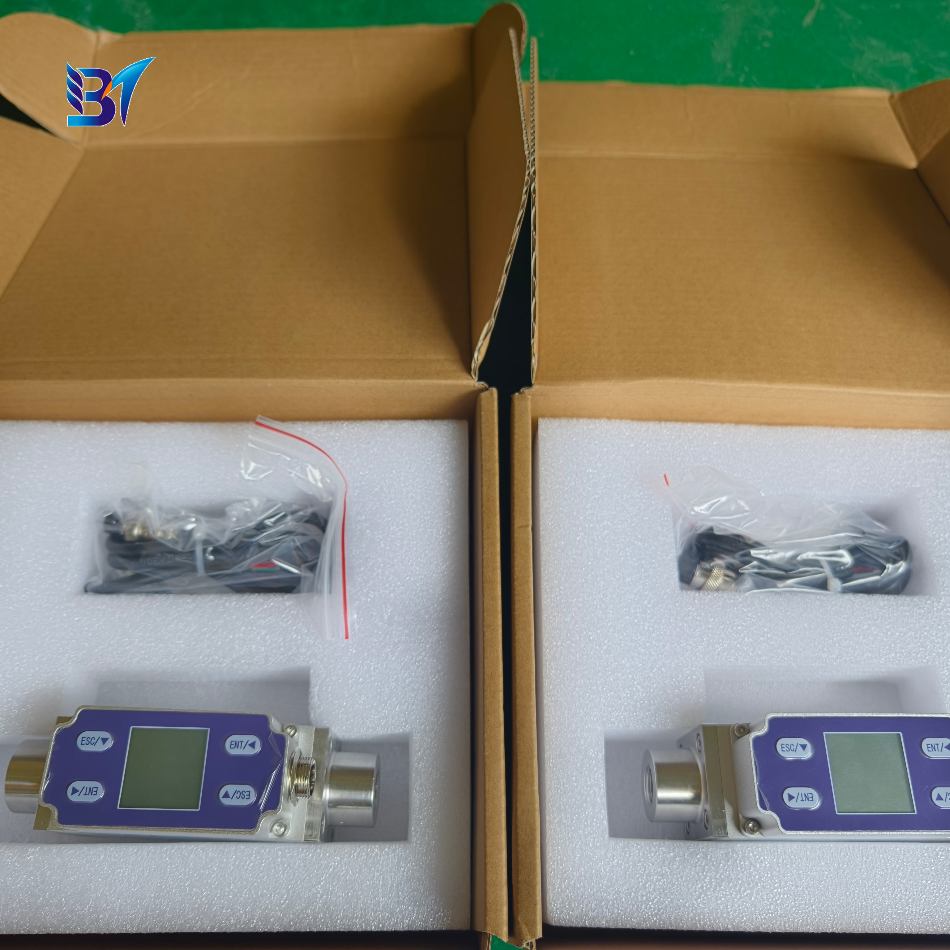 Small Flow Co2 Argon Hydrogen Gas Flow Meter Micro Thermal Gas Mass Flow Meter