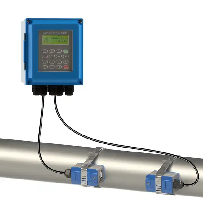 RS-232 DN15~DN6000 mm Wall Mounted Ultrasonic Flowmeter Tuf 2000b Cheap Ultrasonic Flowmeter Flow Meter for Oil Flow