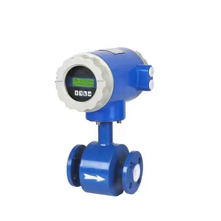 High Precision Digital Hot Waste Water Electromagnetic Flow Meter Sewage Chemical Magnetic Flowmeter