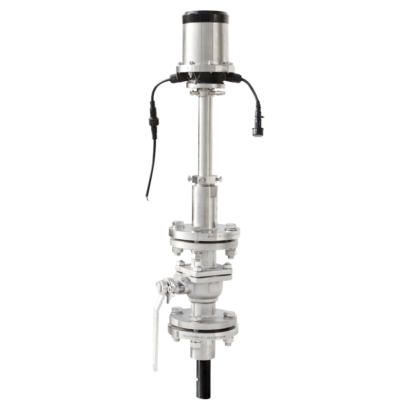 Insertion Electromagnetic Flow Meter Modbus Sewage Waste Water Mud Slurry Flowmeter with Battery