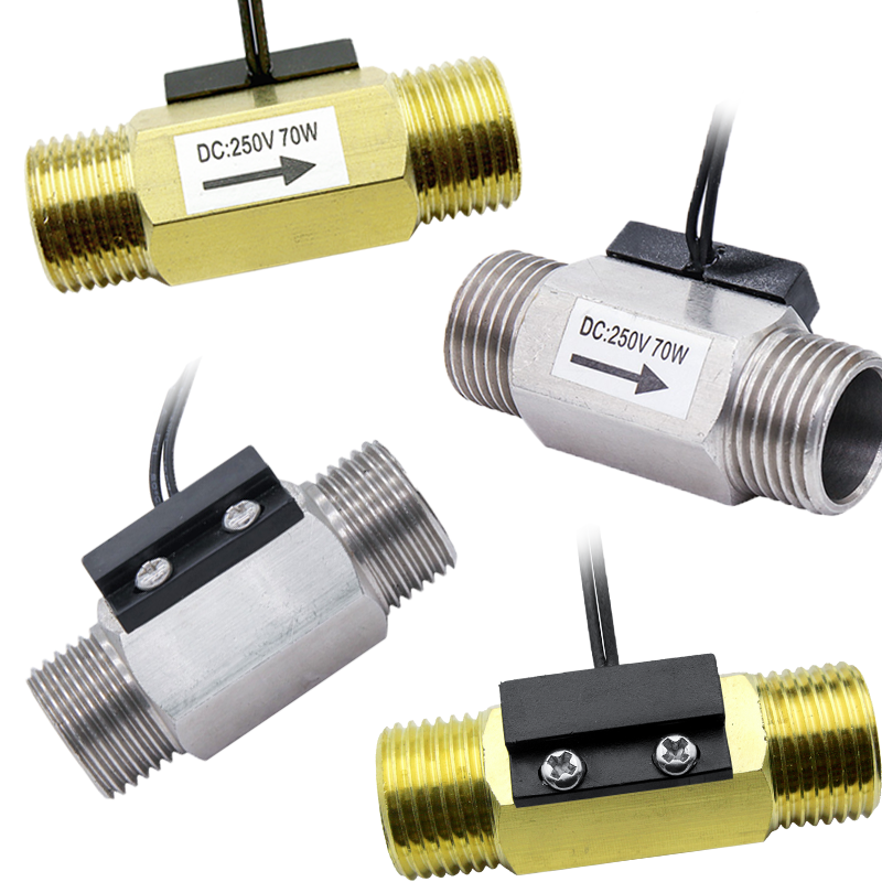 Whole Series Water Flow Switch 10w 50w Paddle Magnetic Flow Control Switch Water Reed DN15 To DN100 Flow Switches For Water Pump