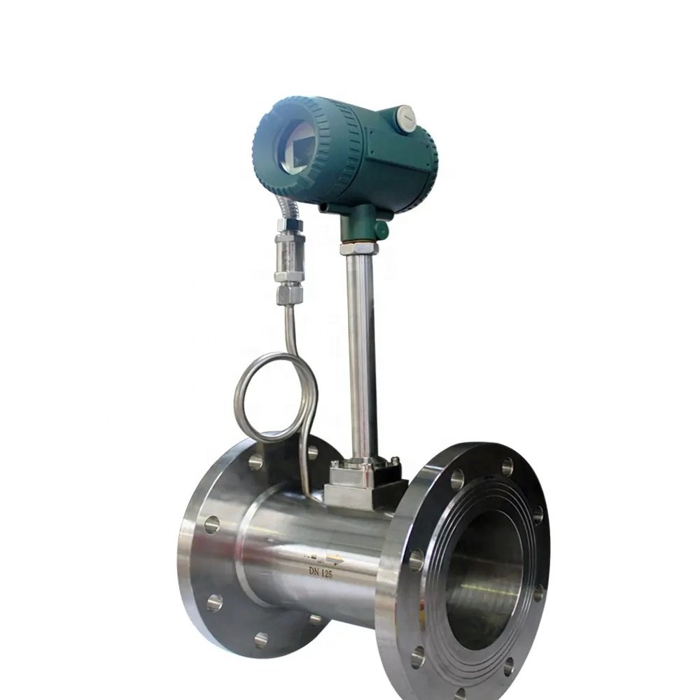 China Low Cost Accuracy Level 1.0% /1.5% Flange Clamp Smart Vortex Meter Turbine Flow Meter