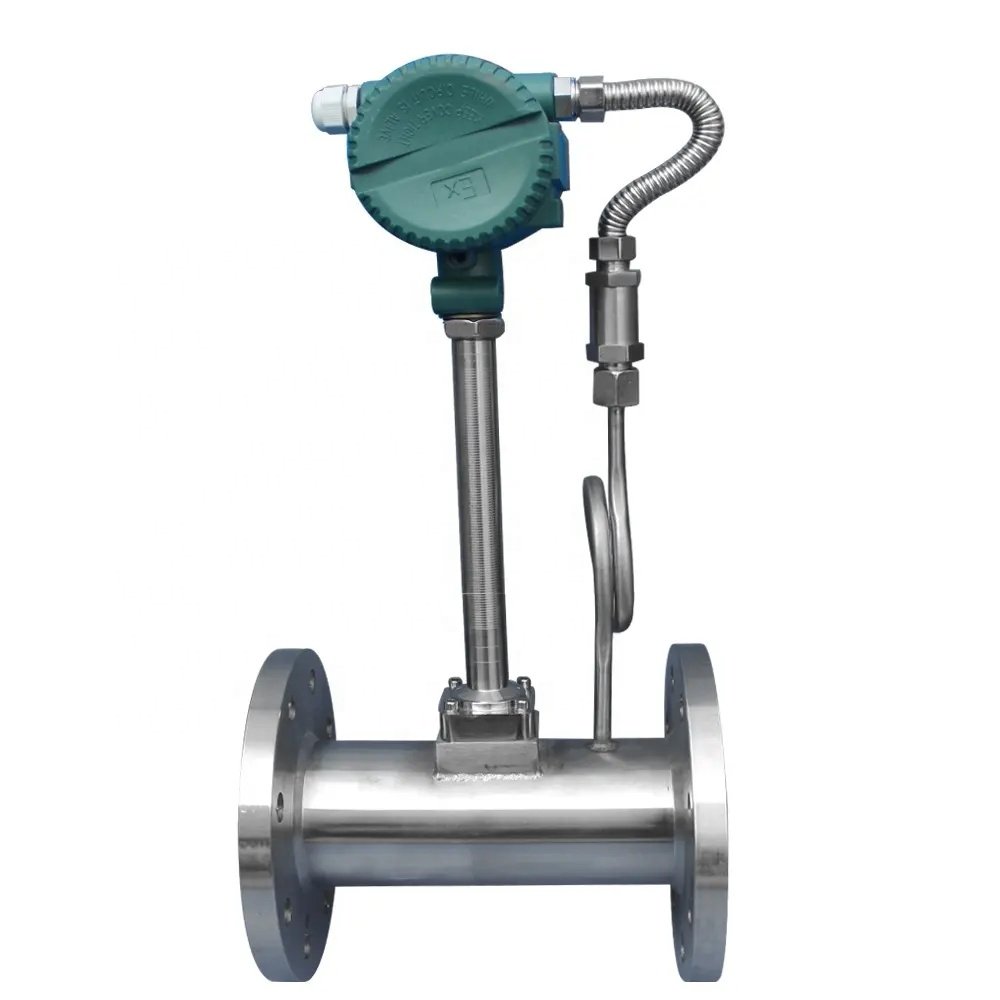 China Low Cost Accuracy Level 1.0% /1.5% Flange Clamp Smart Vortex Meter Turbine Flow Meter