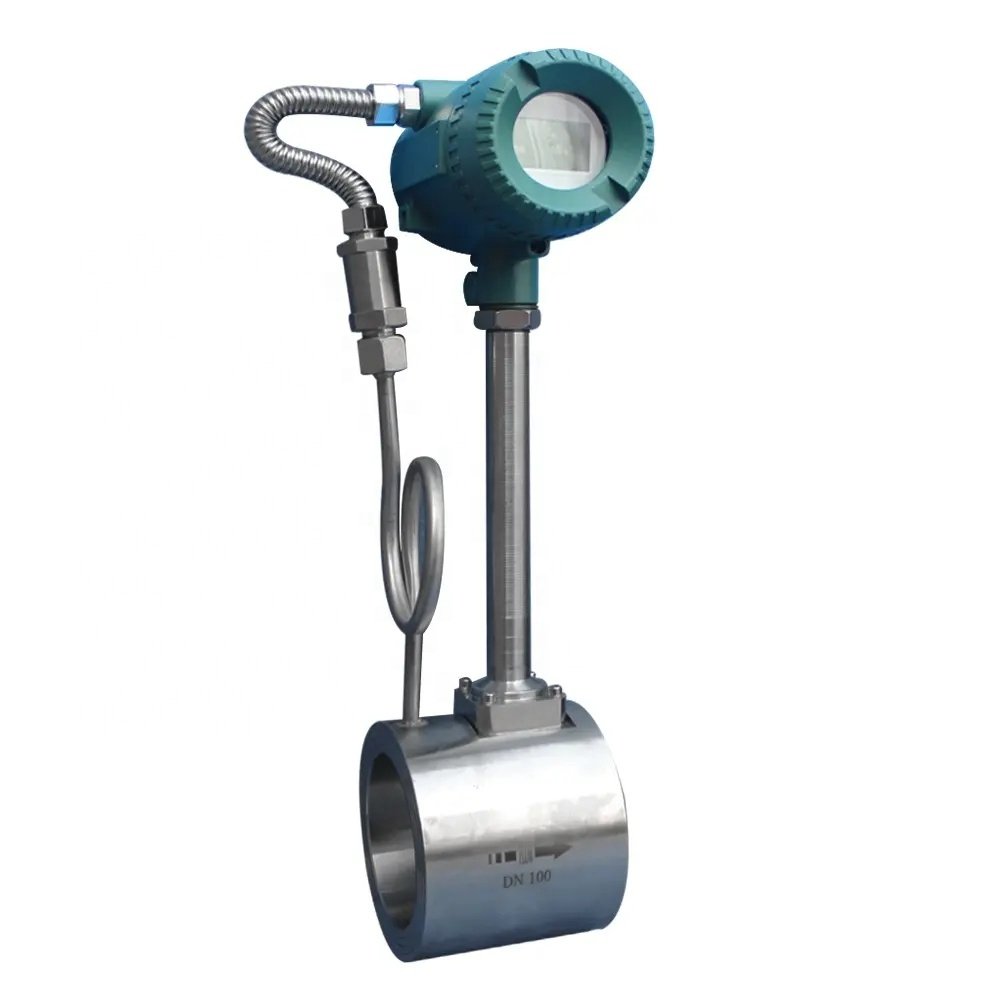 China Low Cost Accuracy Level 1.0% /1.5% Flange Clamp Smart Vortex Meter Turbine Flow Meter