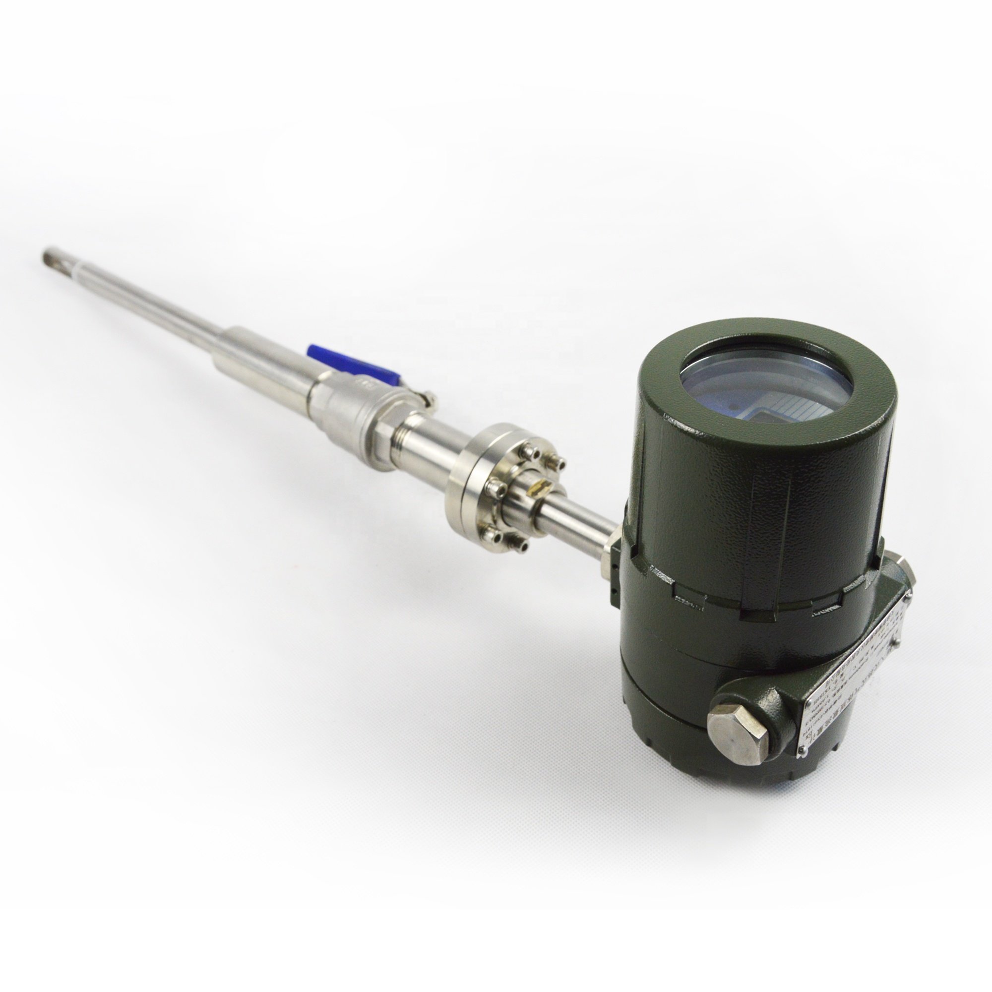 Insertion Thermal Gas Mass Flow Meter Thermal Mass Flow Meter for air Compressor
