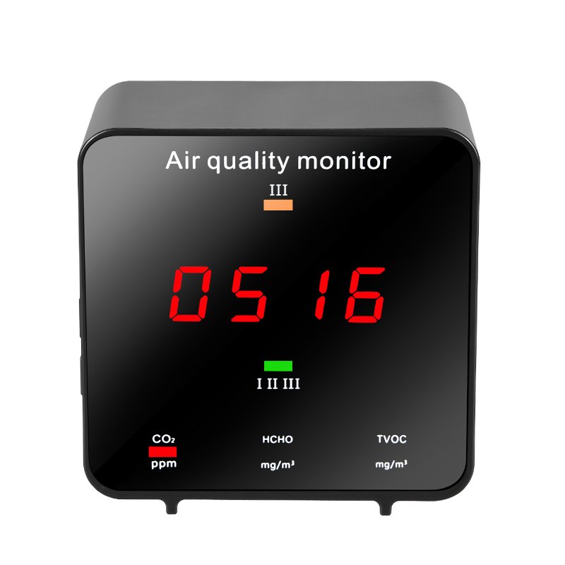 Indoor CO2 Meter, CO2 Temperature Humidity IAQ Monitor, Workshop Classroom Office air Quality CO2 Monitor
