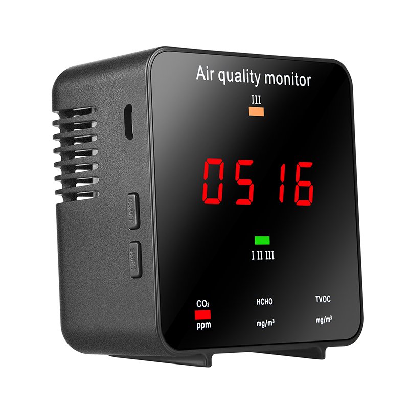 Indoor CO2 Meter, CO2 Temperature Humidity IAQ Monitor, Workshop Classroom Office air Quality CO2 Monitor