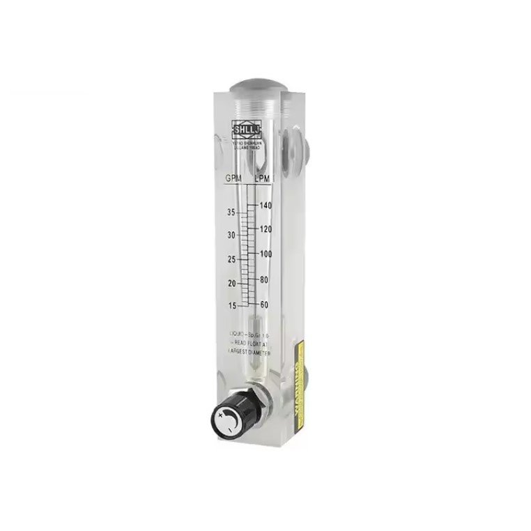 SHLLJ Panel Float Flow Meter LZM-50 Gas Liquid Double Scale GPM/LPM SHLLJ Flowmeter for Water Treatment