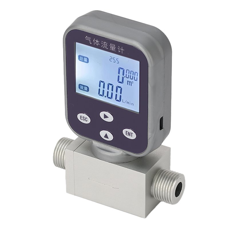 JIANT Nitrogen Oxygen Helium Gas MEMS Mass Flow Meter Thermal Sensing Technology