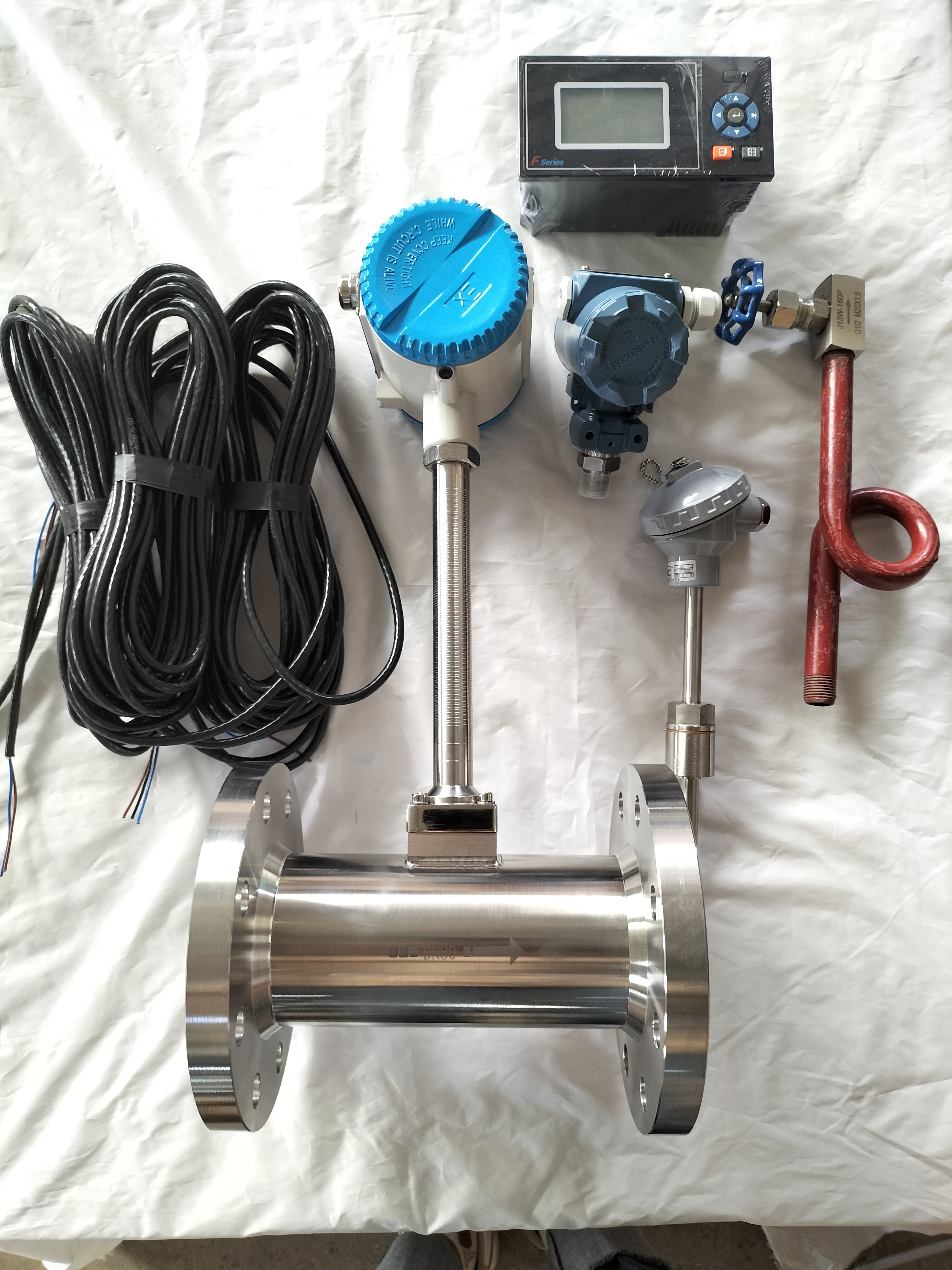 Vortex Flowmeter High Quality DN15-1600 Steam Air Liquid Flow Measuring Tools Vortex Street Flow Meter