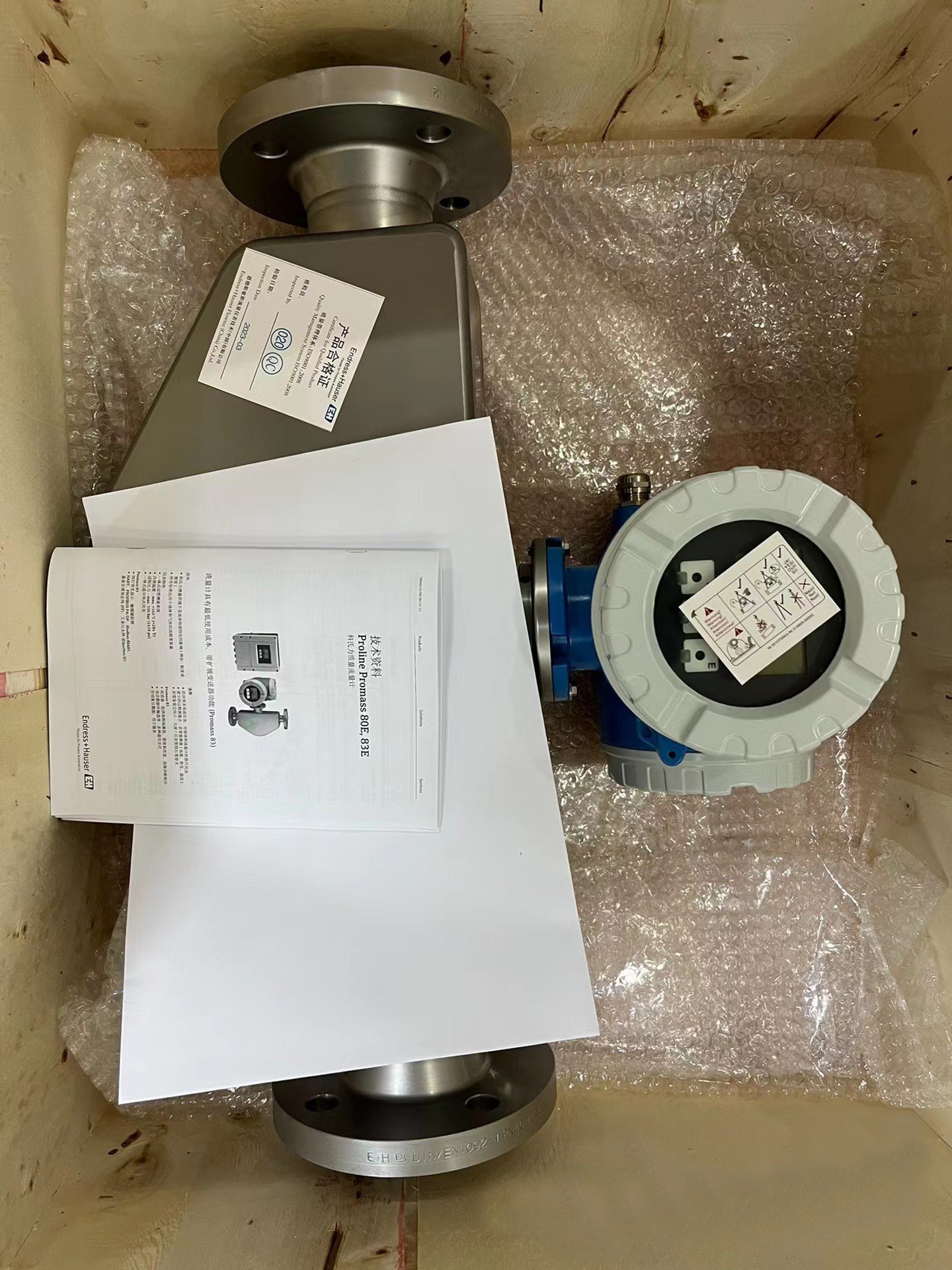 EH Proline Promass 80E, 83E Original Endress Hauser Durchfluss Messer E H F300 Proline Promass F300 Coriolis Durchfluss Messer