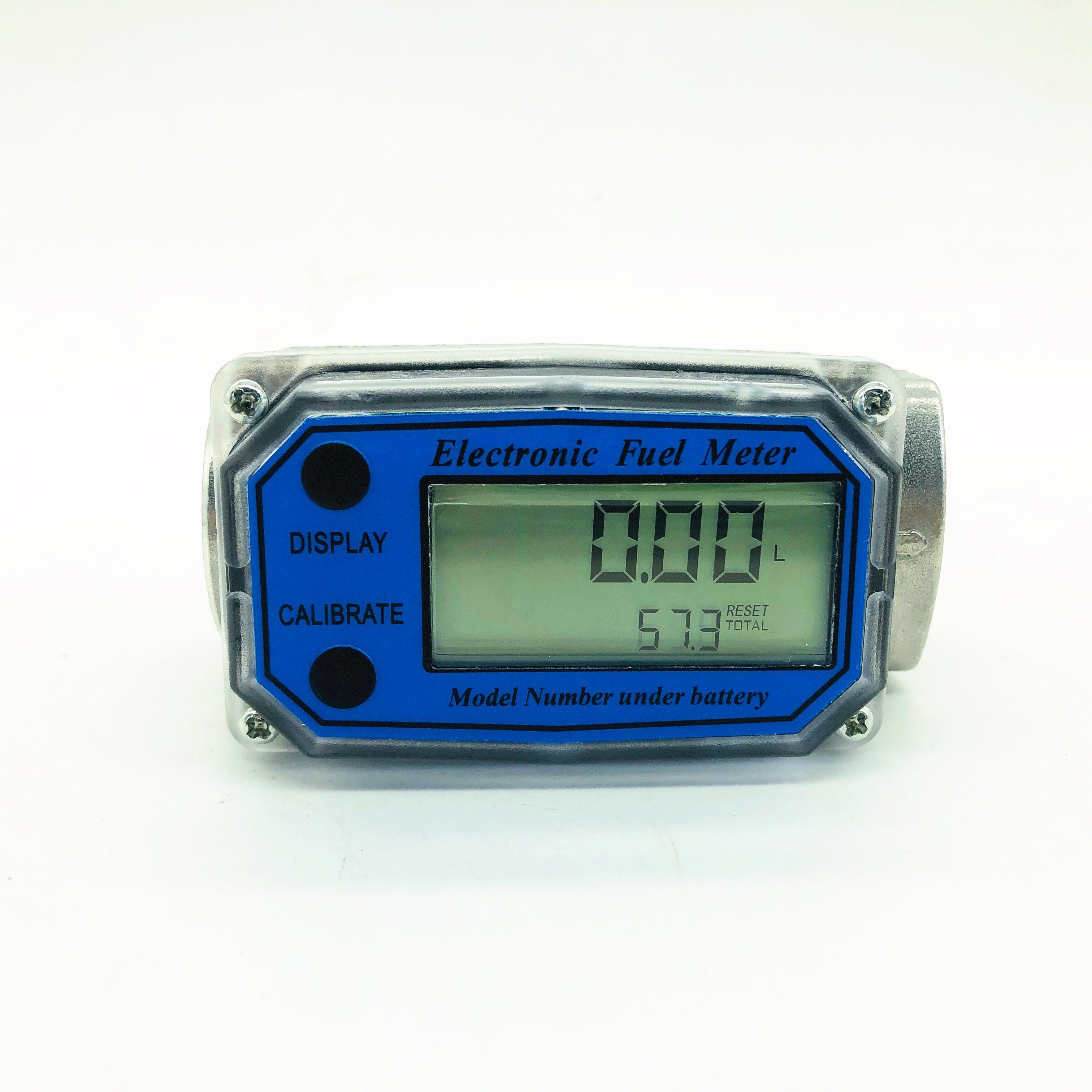 Electronic Aluminum Turbine Flowmeter Pulse Digital Diesel Fuel Flow Meter with LCD Display
