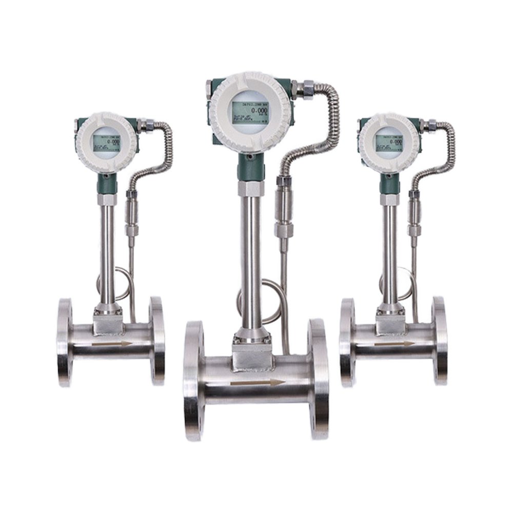 Professional Manufacturers High Precision 4-20ma Vortex Flowmeter Long Life Liquid Gas Flowmeter