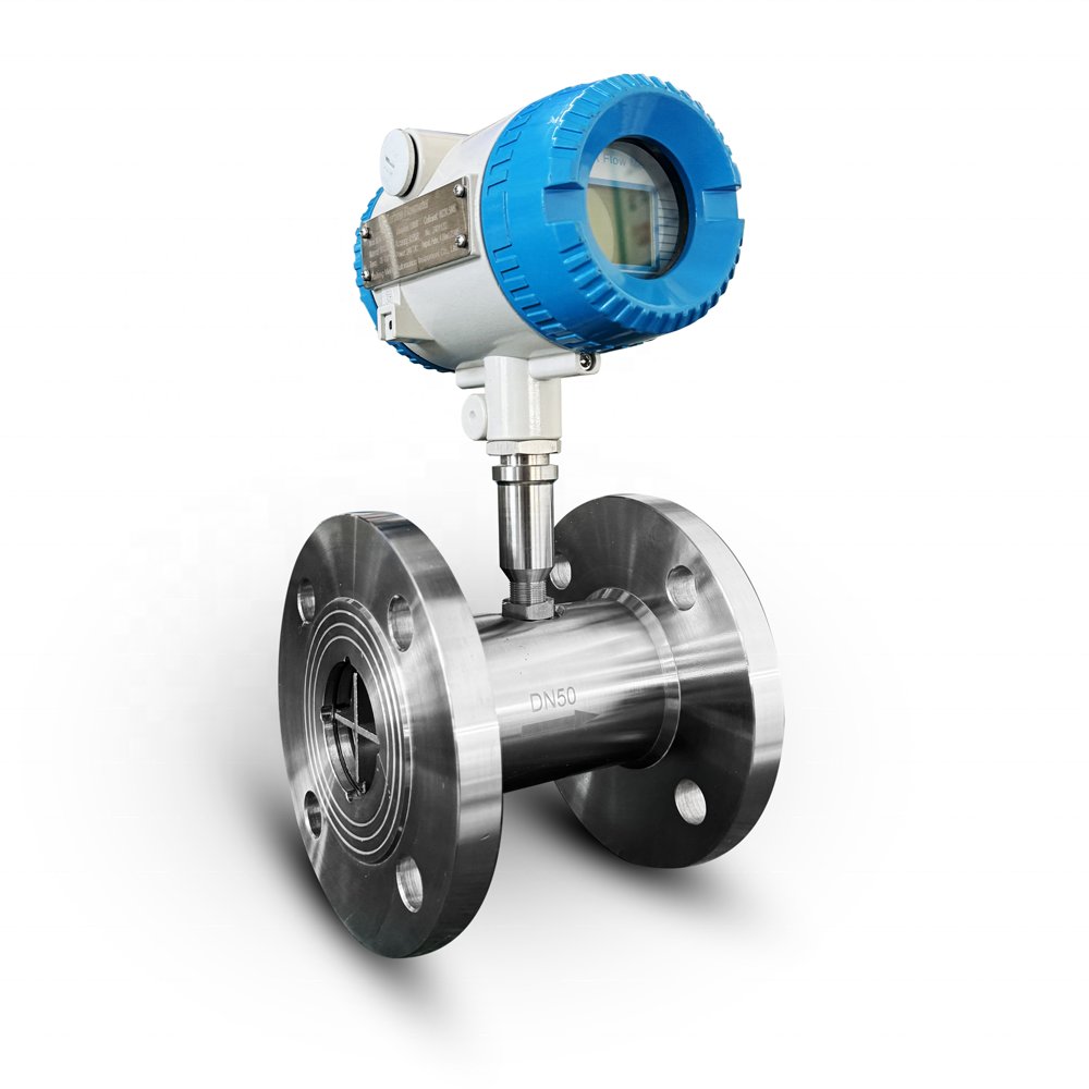Diesel/Alcohol/ Pure Water 24VDC 4-20mA/Pulse/RS485 Digital Oil Turbine Flow Meter