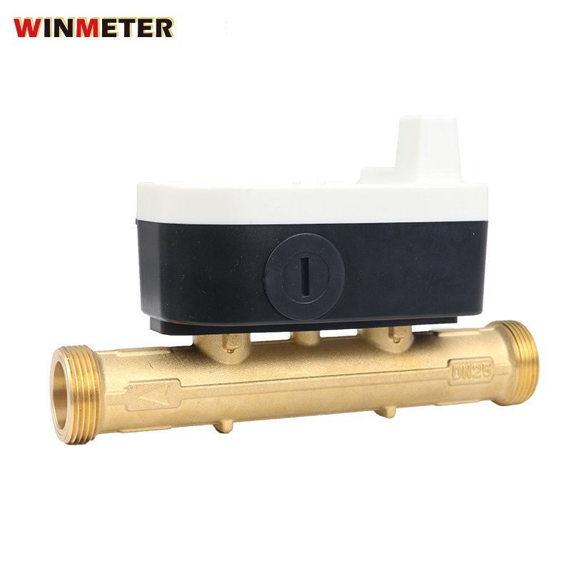 DN20 Ultrasonic Flow Water Meter Lora/Mbus/RS485/Modbus Pulse Output Wireless Digital Brass Body Customizable OEM Compteur D'eau