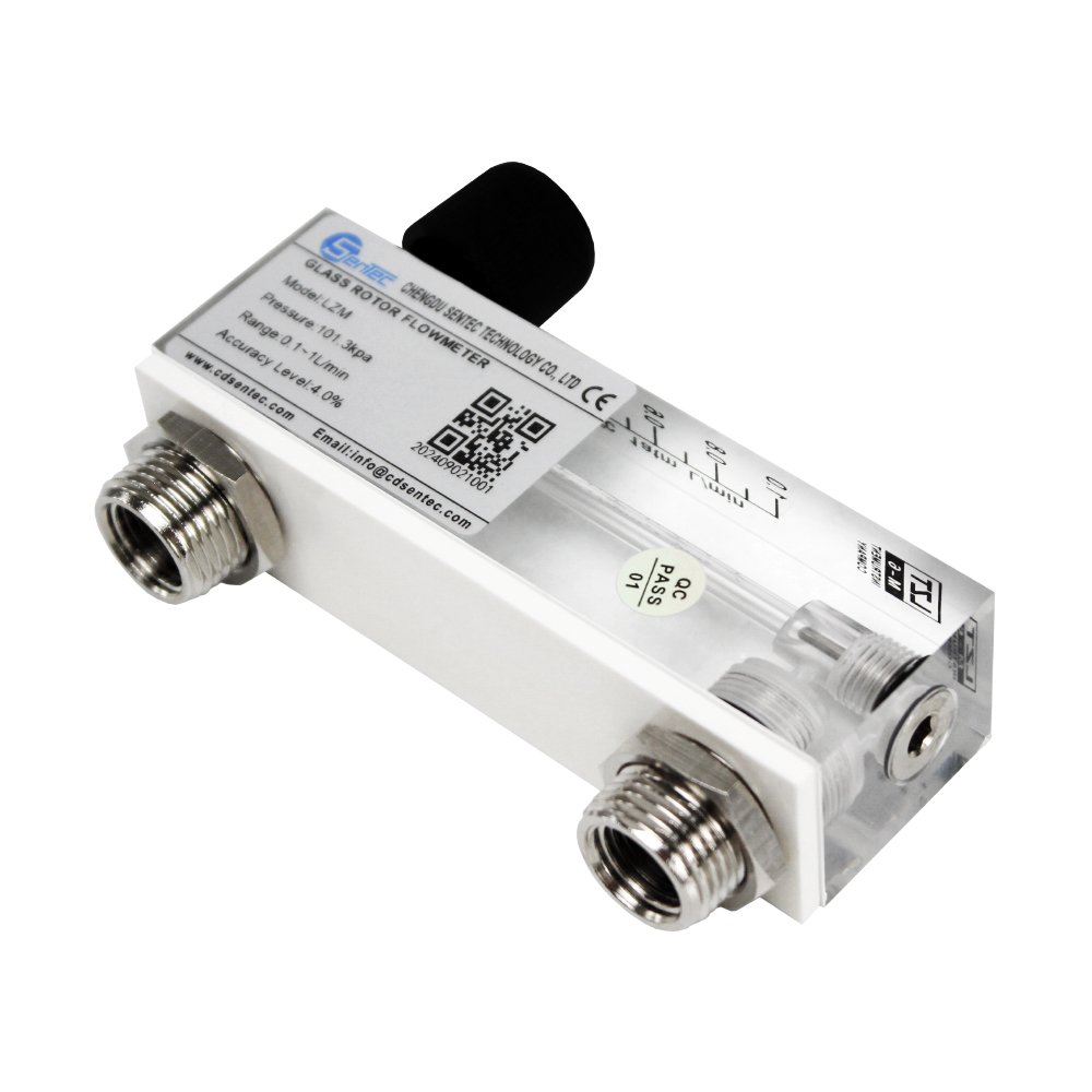 SENTEC LZM Rotameter Flowmeter Low Cost Popular Panel Type Acrylic Float Air Gas Rotaflowmeter Flowmeter Water Flow Meter