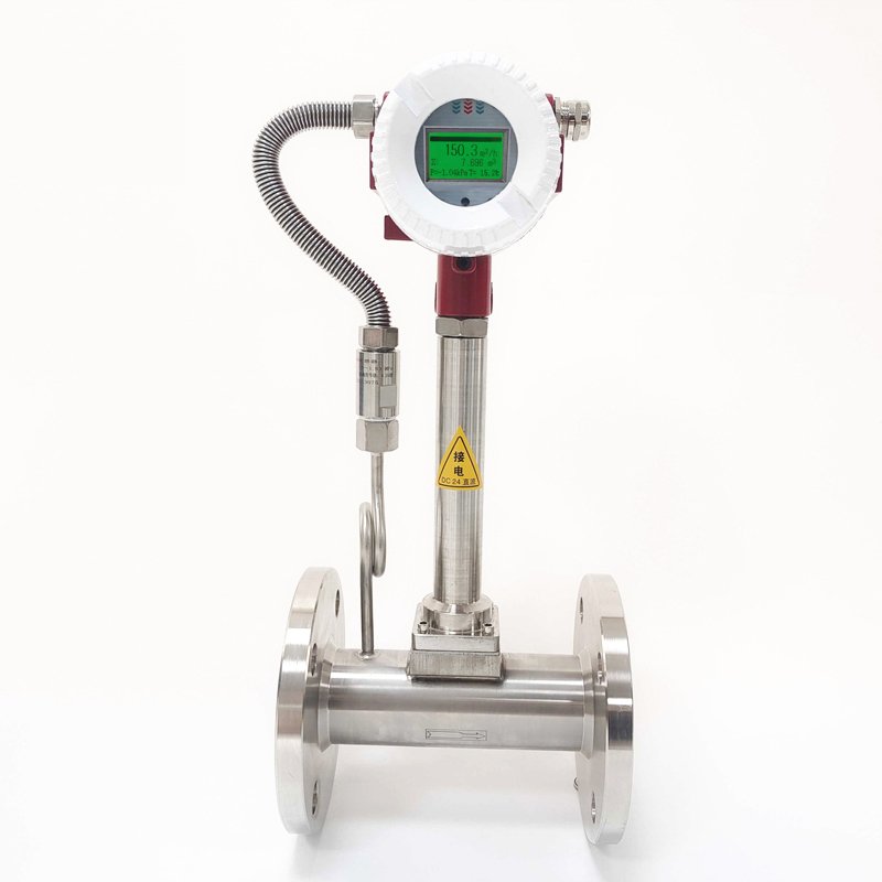 Good Quality DN100 High Pressure RS485 Digital Display Vortex Compressed Air Flow Meter