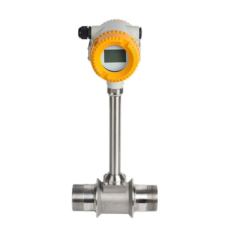 Pipe Type Intelligent Steam Gas Liquid Flowmeter 4-20mA Hart Digital Lugb Vortex Flow Meter