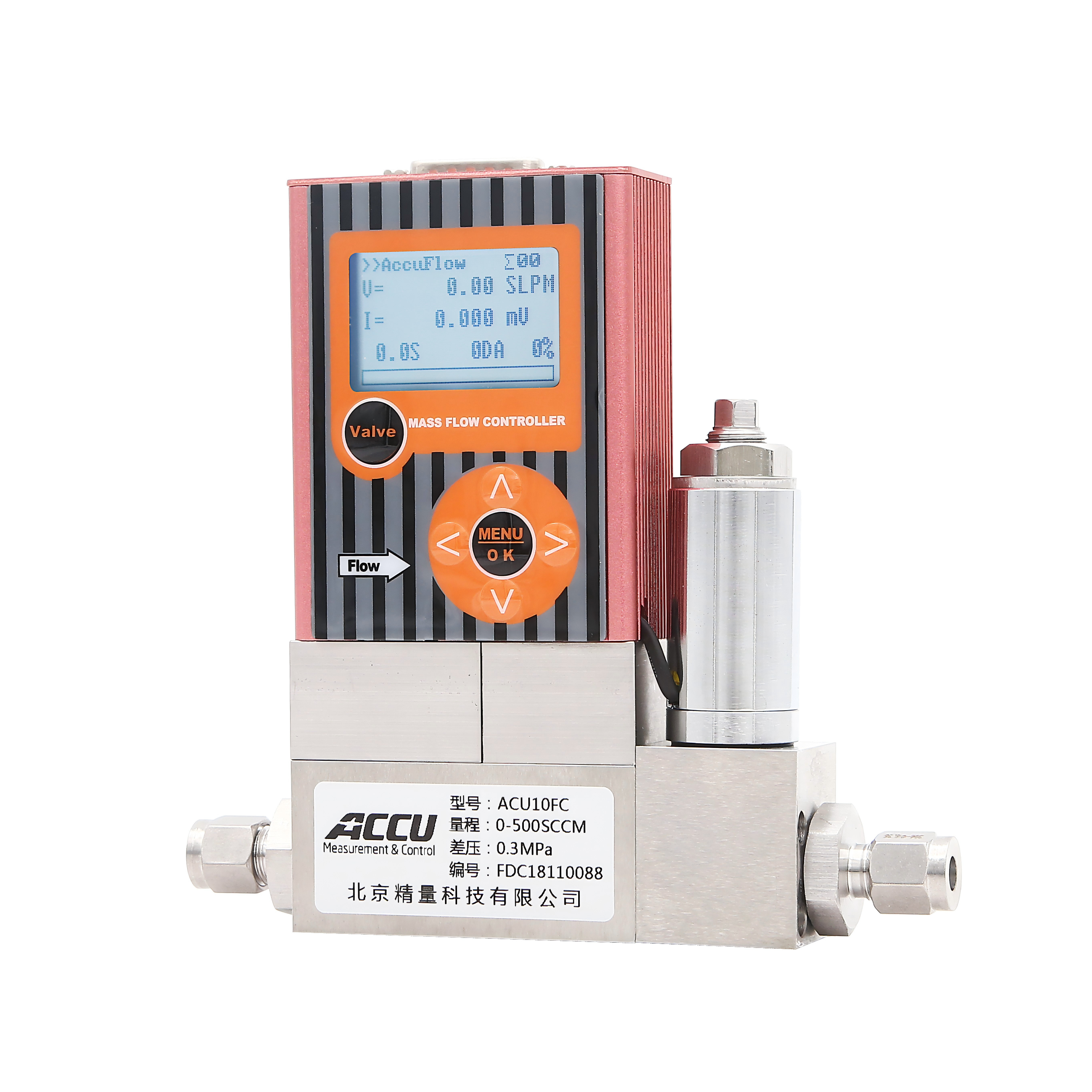 New Trend Mass Flow Oxigen Meter Differential Pressure Mass Flow Controller