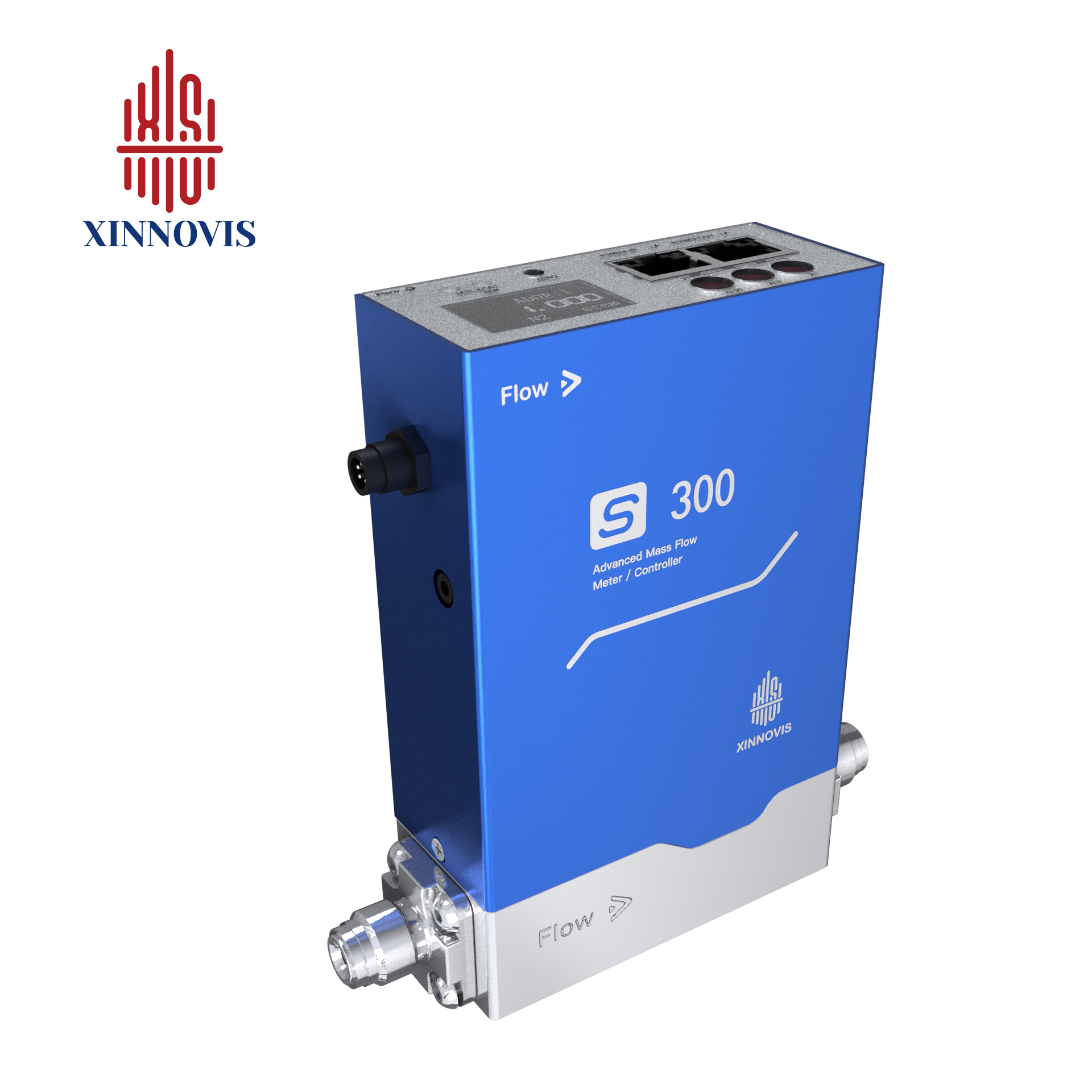MFC-300 Digital Stainless Steel Gas Mass Flow Controller Air Flow Meter With OEM Customization Support