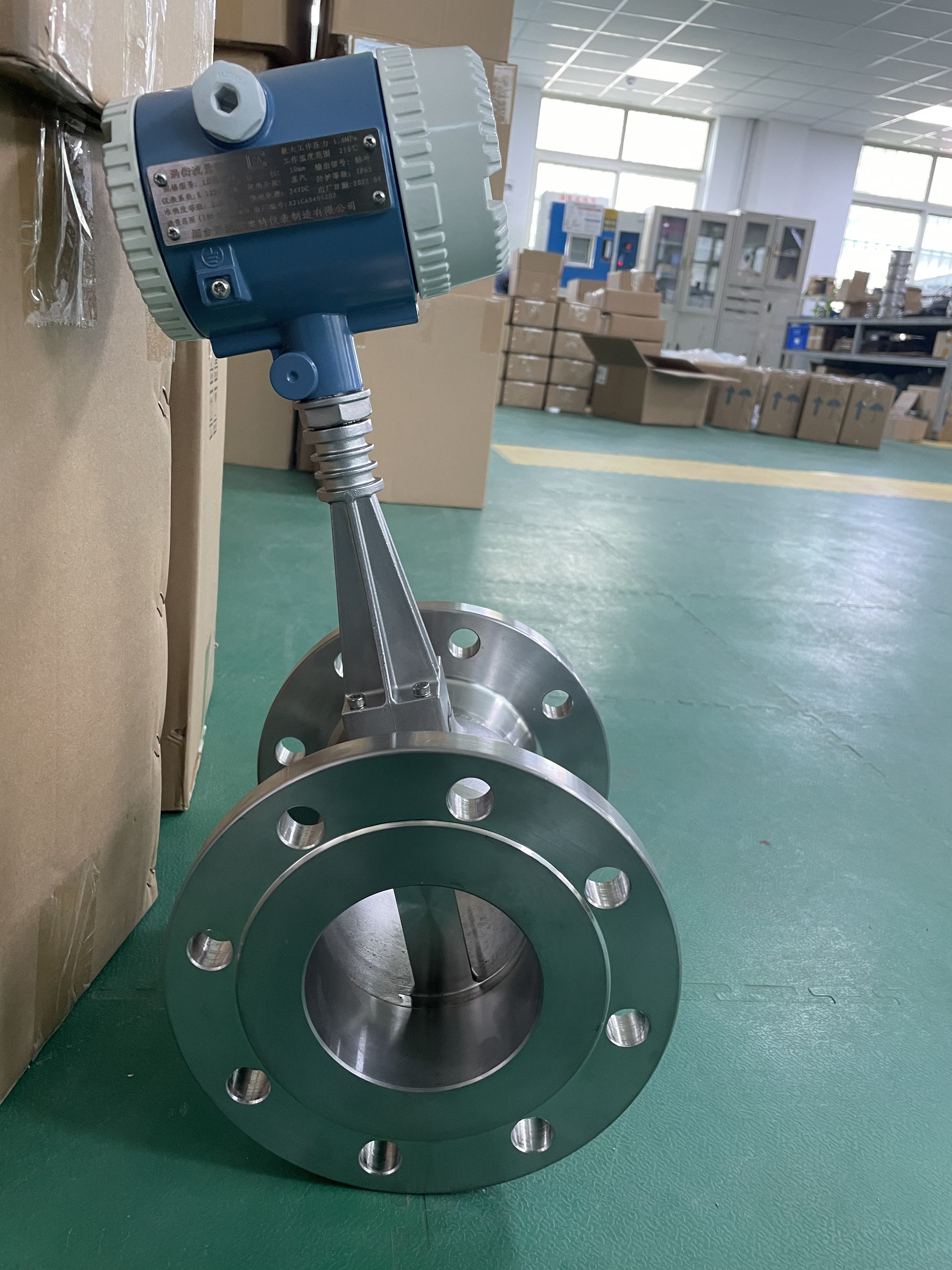 Super Heated Steam Vortex Flow Meter Price Industry DN100 Digital Vortex Flow Meter Stainless Steel Flow Meter