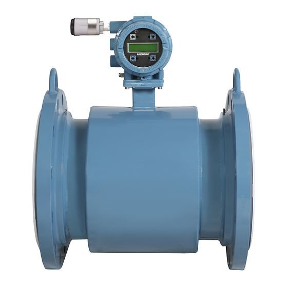 Rosemounte 8750W Magnetic Flow Meters for Utility Water Applications FlowMeter Electromagnetic Flow Meter