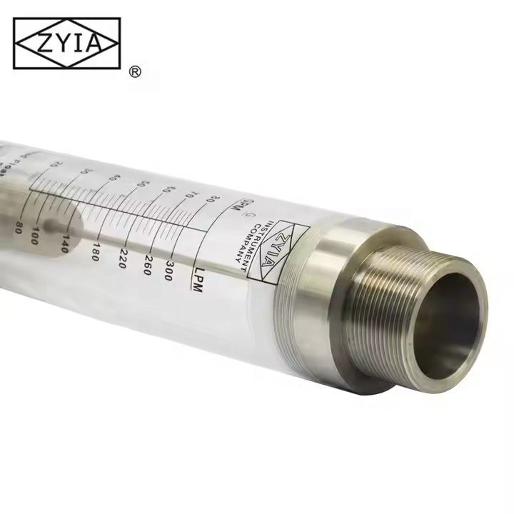 Supply ZYIA logo Inline Pipe Tube Float Portable Water Electronic Liquid Flowmeter