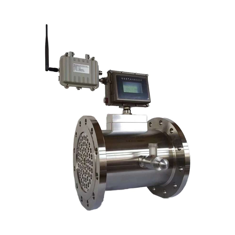 High Performance Digital Turbine Flowmeter for Liquids Easy Installation Stainless Steel Plastic Material LCD Display Thread