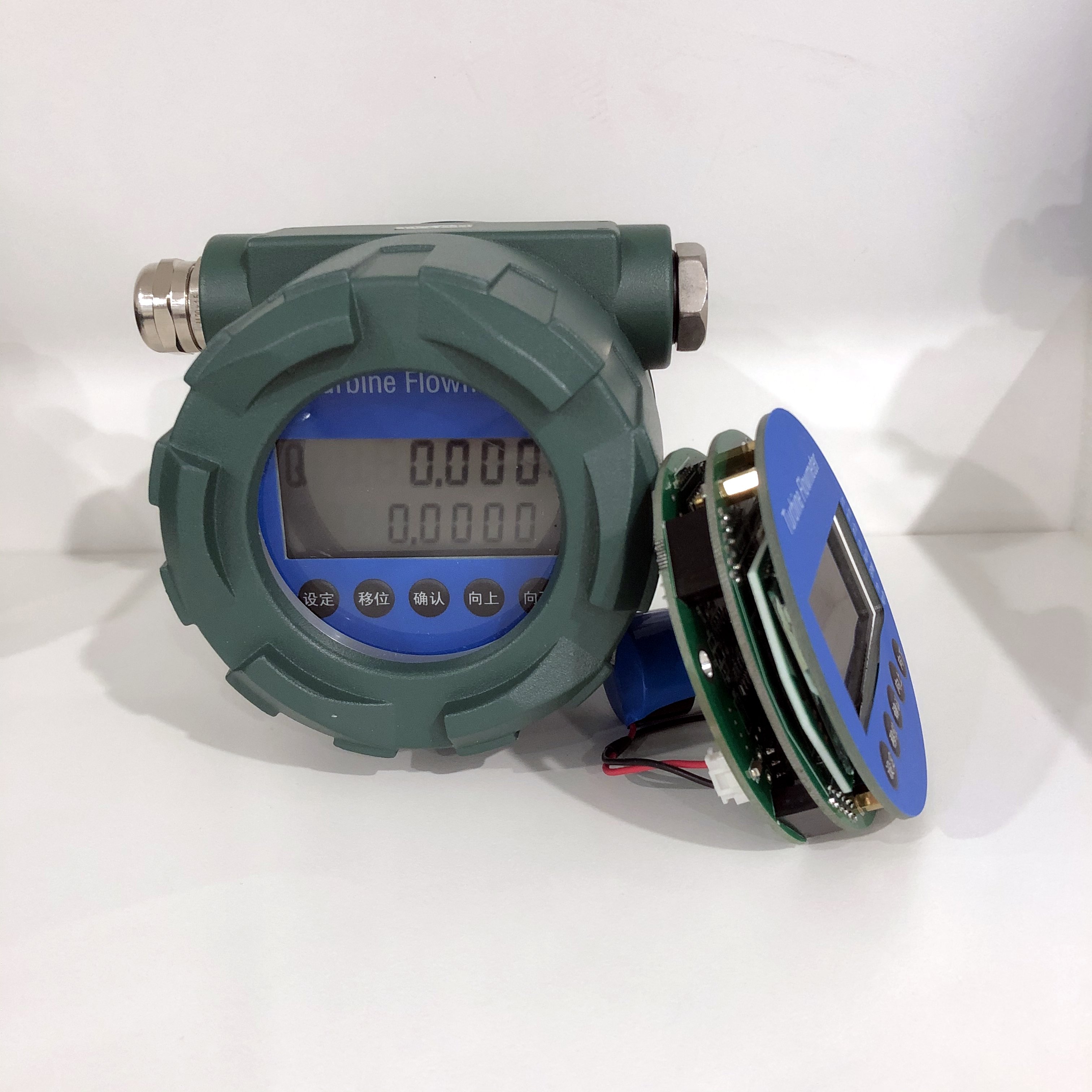 Programmable Liquid Turbine Flow Meter Electric Meter Pcb Boads with 4-20mA Current Output