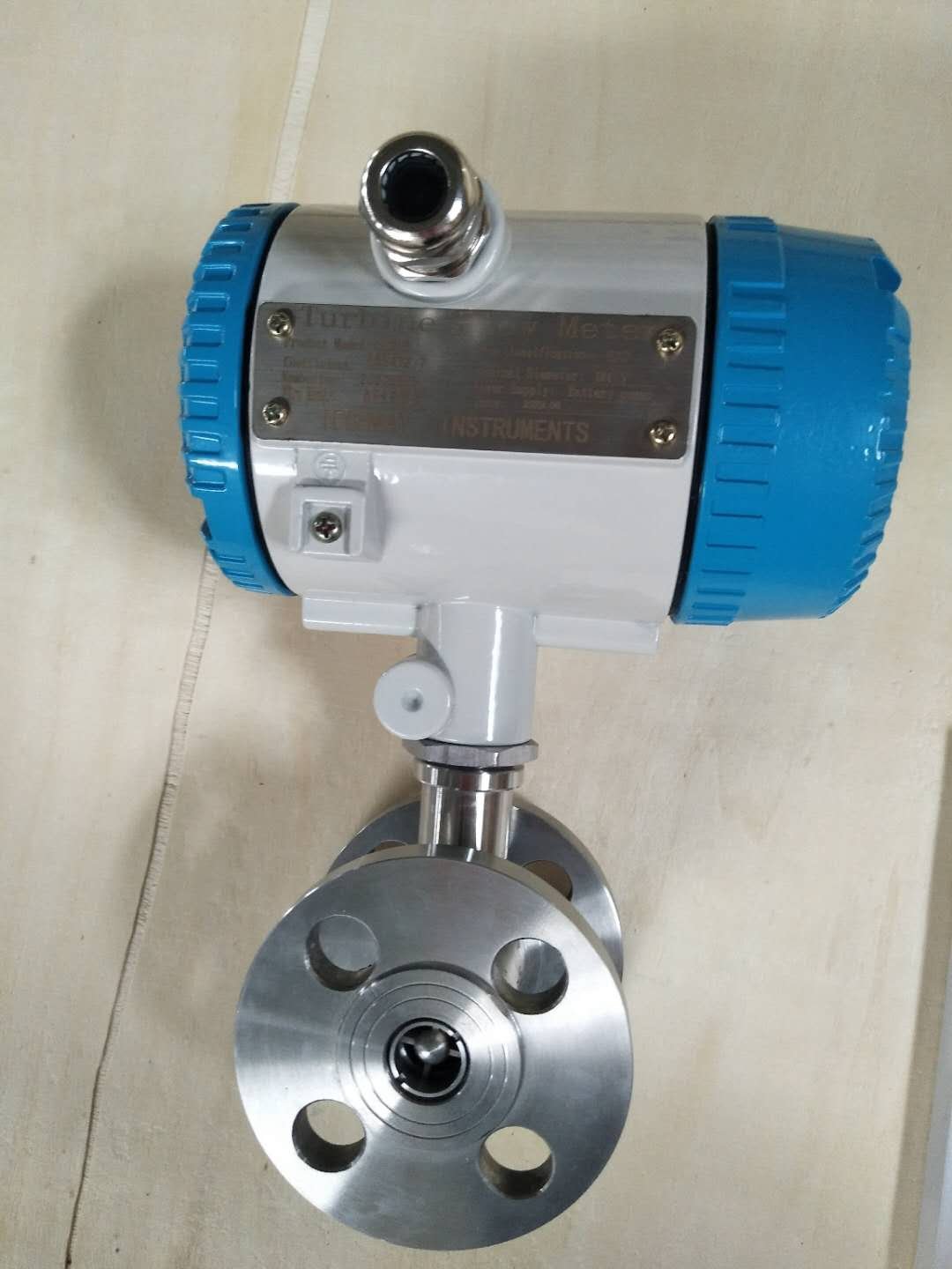 SS316 DN4-DN200Integrated Type Turbine Liquid Control Flow Meter Output Pulse 4-20mA RS485 Hart Turbine Flowmeter