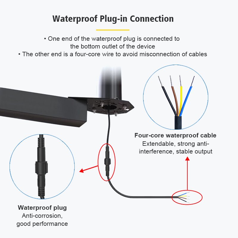 Weather Station Wind Monitor Anemometer 3 Cup Rotating Vane Industrial Wind Speed Measurement Meter Indicator Sensor