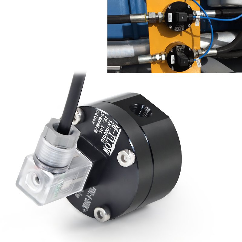 CX-M5.1-AL 5~800 Ml/min Low Cost Micro Liquid Flowmeter High Precision 0.3% Micro Oval Gear Flow Meter
