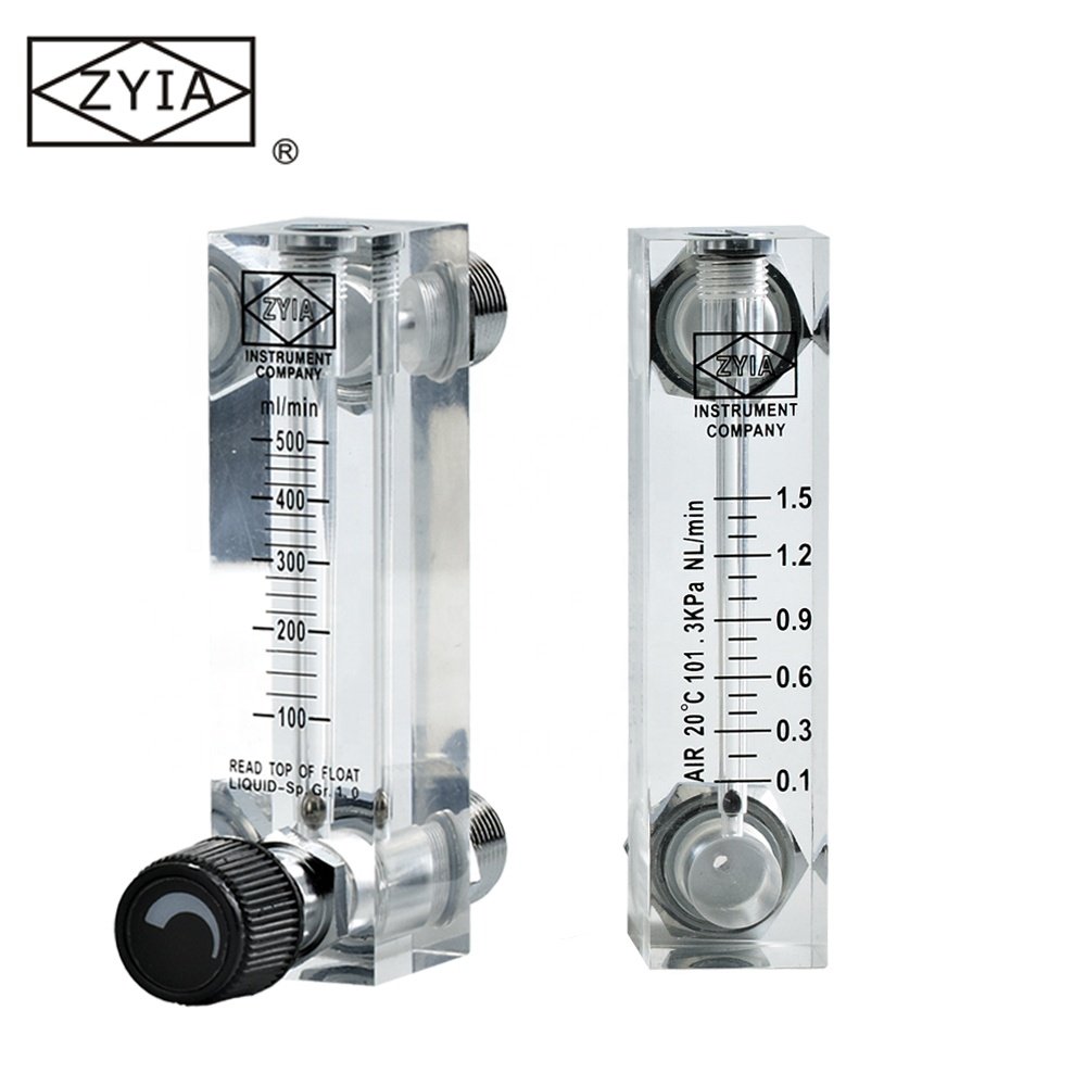 Hot Sell Durable LZM-6T Panel Type Acrylic Rotameter Mini Water Rotameter for Liquid and Gas