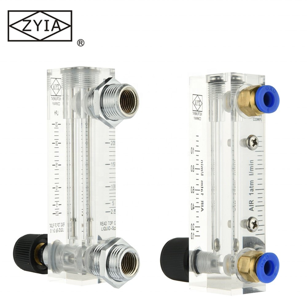 Hot Sell Durable LZM-6T Panel Type Acrylic Rotameter Mini Water Rotameter for Liquid and Gas