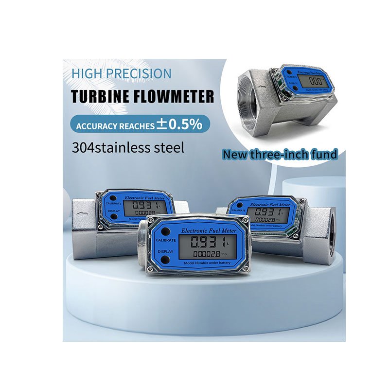 Electronic Digital Turbine Flowmeter Turbine Flow Meter Flowmeter with High Precision