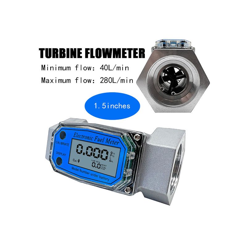 Electronic Digital Turbine Flowmeter Turbine Flow Meter Flowmeter with High Precision