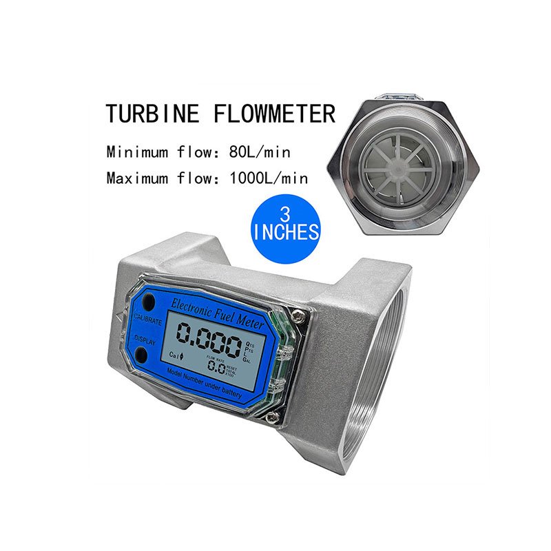 Electronic Digital Turbine Flowmeter Turbine Flow Meter Flowmeter with High Precision