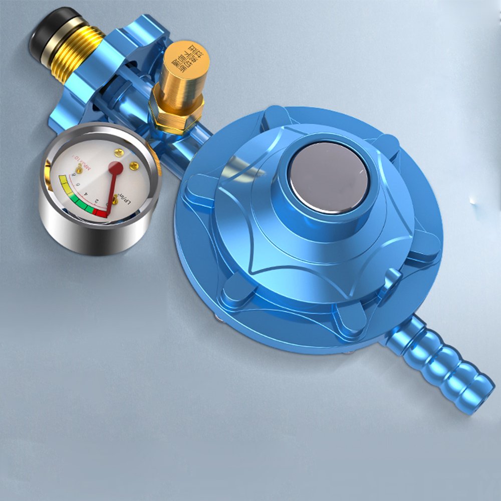 Philippine Market Vietnam Market Hot Selling Shut Off Gas Regulator With Gauge Low Pressure Household Use
