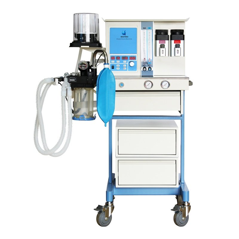 BT-AN35 Small Outer Suspension 1 Small Vaporize 2 Tube Oxygen Flow Meter Medical Animal Clinic Veterinary Anesthesia Machine