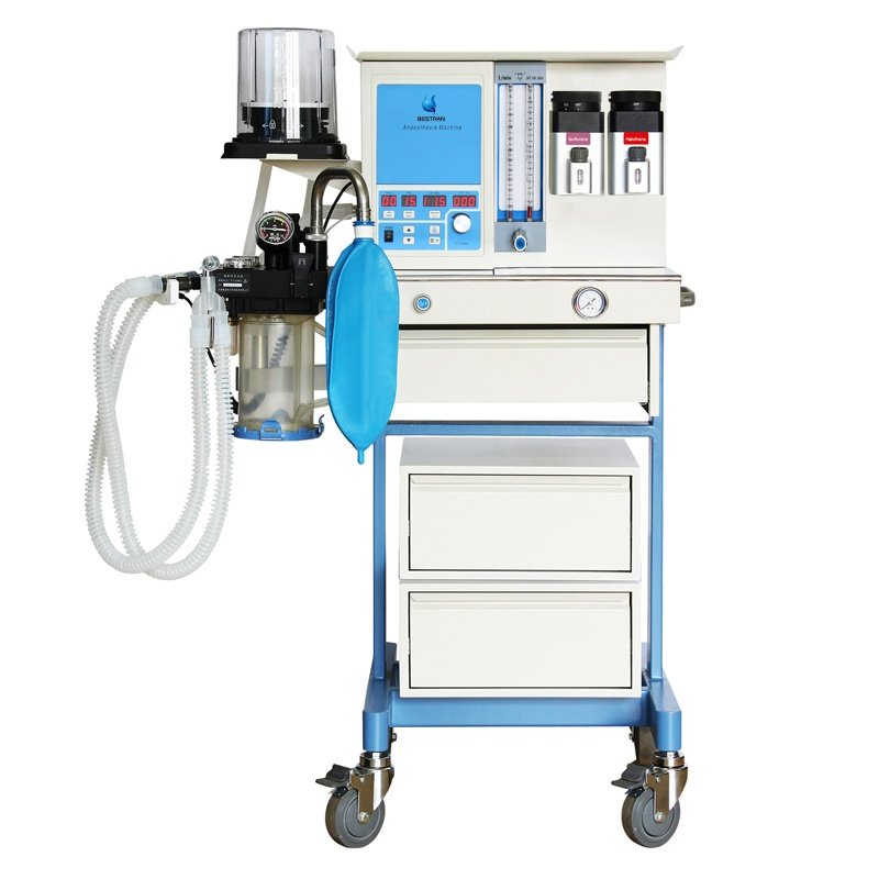 BT-AN35 Small Outer Suspension 1 Small Vaporize 2 Tube Oxygen Flow Meter Medical Animal Clinic Veterinary Anesthesia Machine