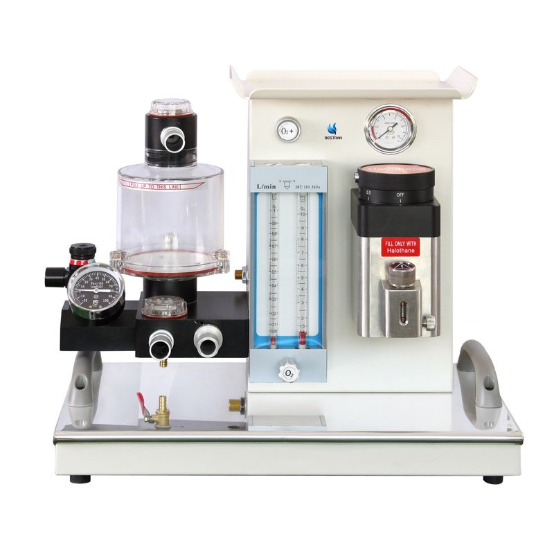 BT-AN35 Small Outer Suspension 1 Small Vaporize 2 Tube Oxygen Flow Meter Medical Animal Clinic Veterinary Anesthesia Machine