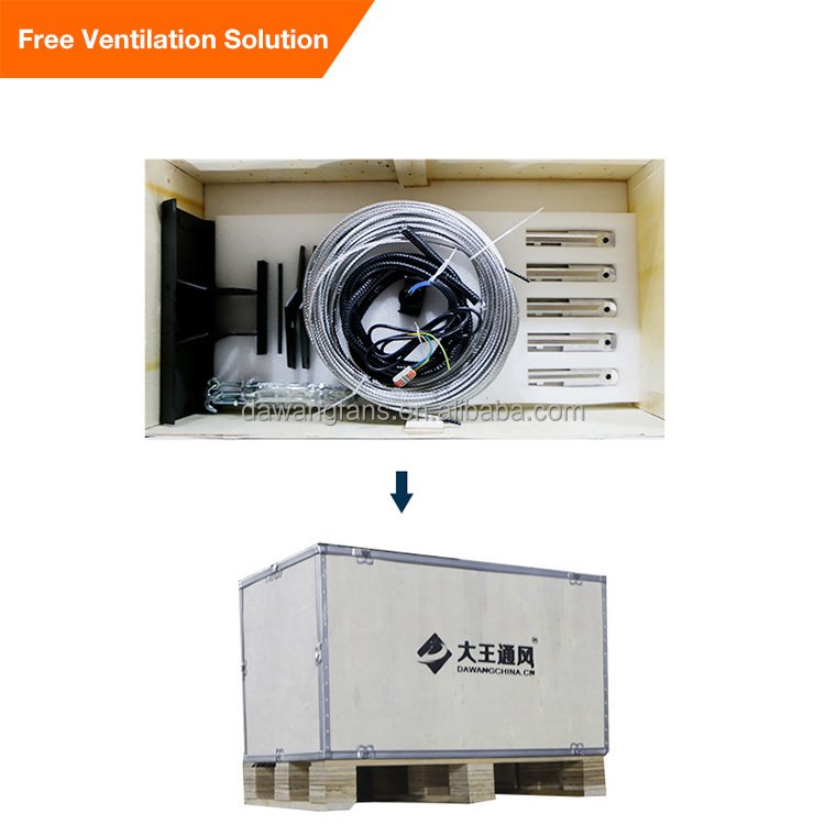 DAWANG FAN China 3m Low Noise 10ft Big Wind Air Flow Garage Vent Giant Industrial Hvls Large Ceiling Fan Wholesale