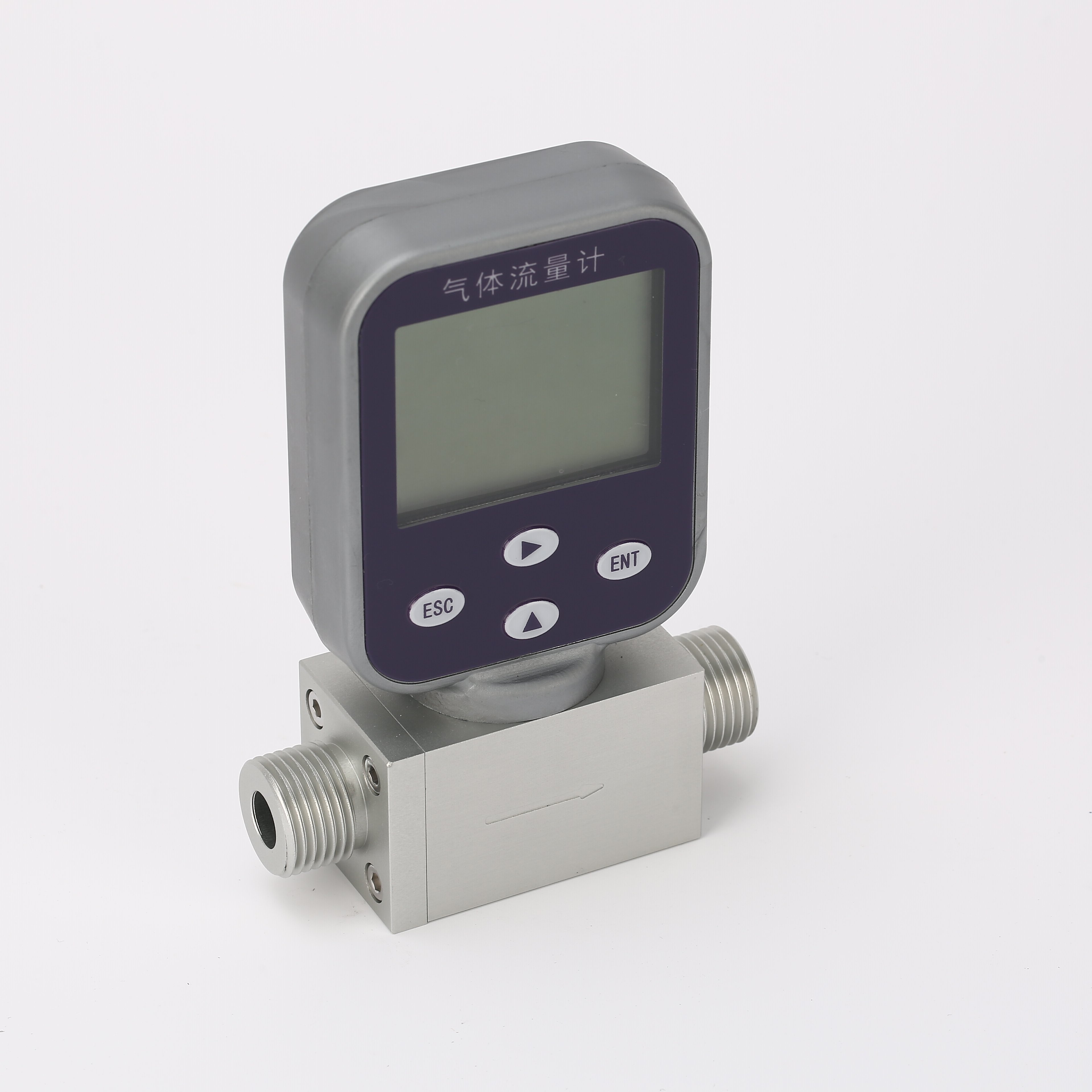 Customizable Thermal Mass Gas Flowmeter Modbus 300SLPM 100SLPM Capacity Dimethylmethane LPG Measurement Actual Gas Calibration